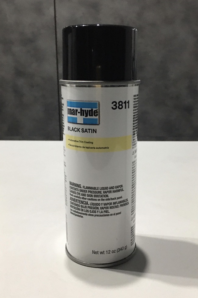 3M™ Mar-Hyde® Black Satin Automotive Trim Coating, 3811, 12 oz. (340 g)  aerosol can