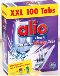 Viên rửa bát Alio loại Classic 1 hộp 100 Viên -  hàng nhập khẩu từ Đức