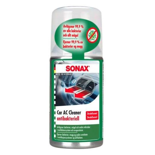 Sonax 323100 – Chất diệt khuẩn, khử mùi làm sạch không gian xe và dàn lạnh ( Điều Hòa ) dạng hơi dung tích 150ml